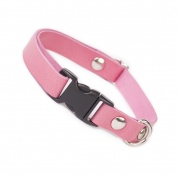 Candy Pink Luxury Leather Cat Collar